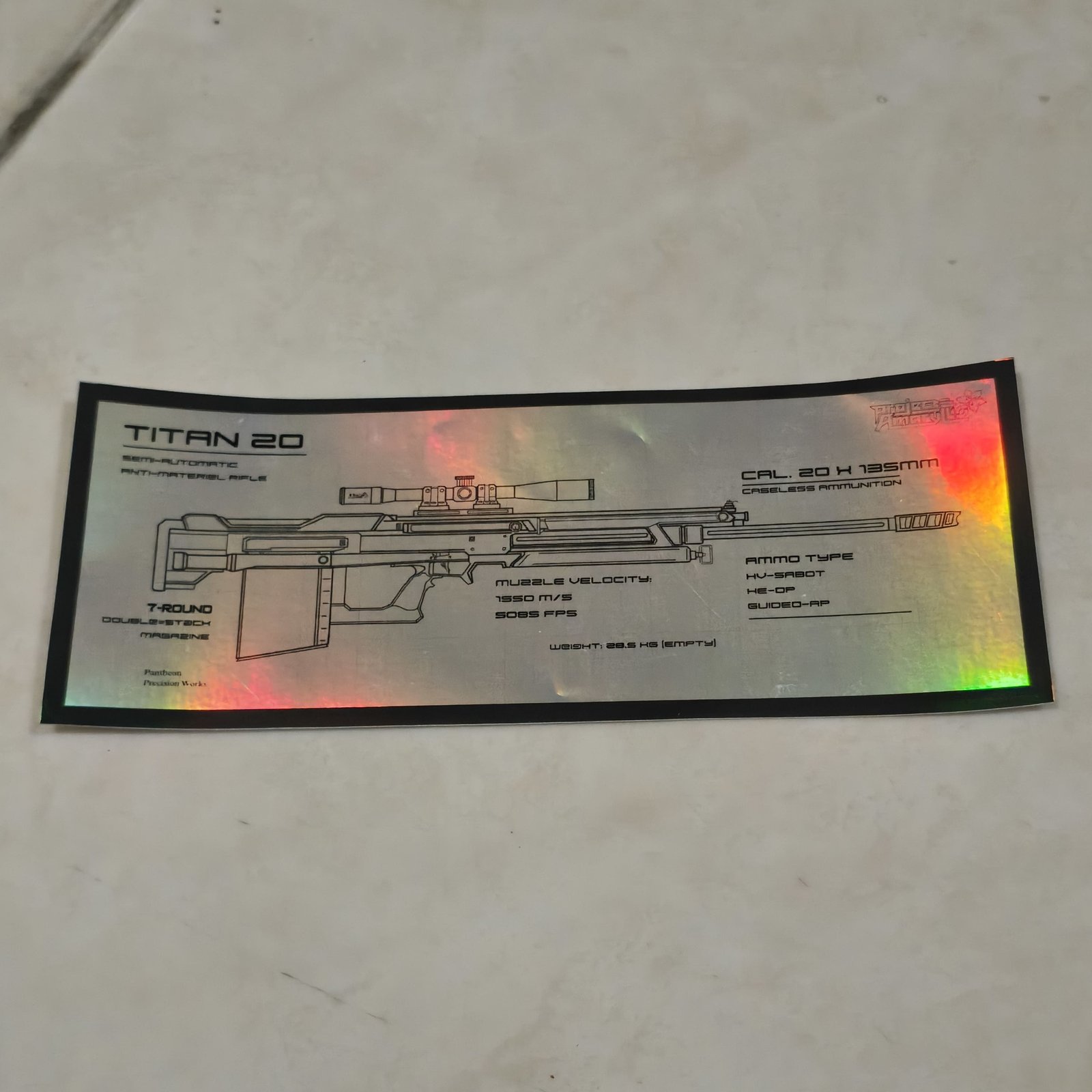 Slap Sticker - Project Amaryllis Holo 03
