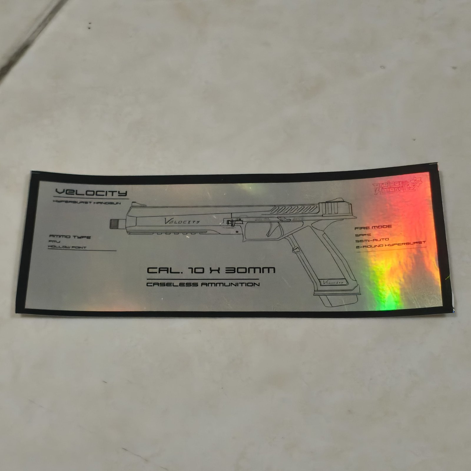 Slap Sticker - Project Amaryllis Holo 02