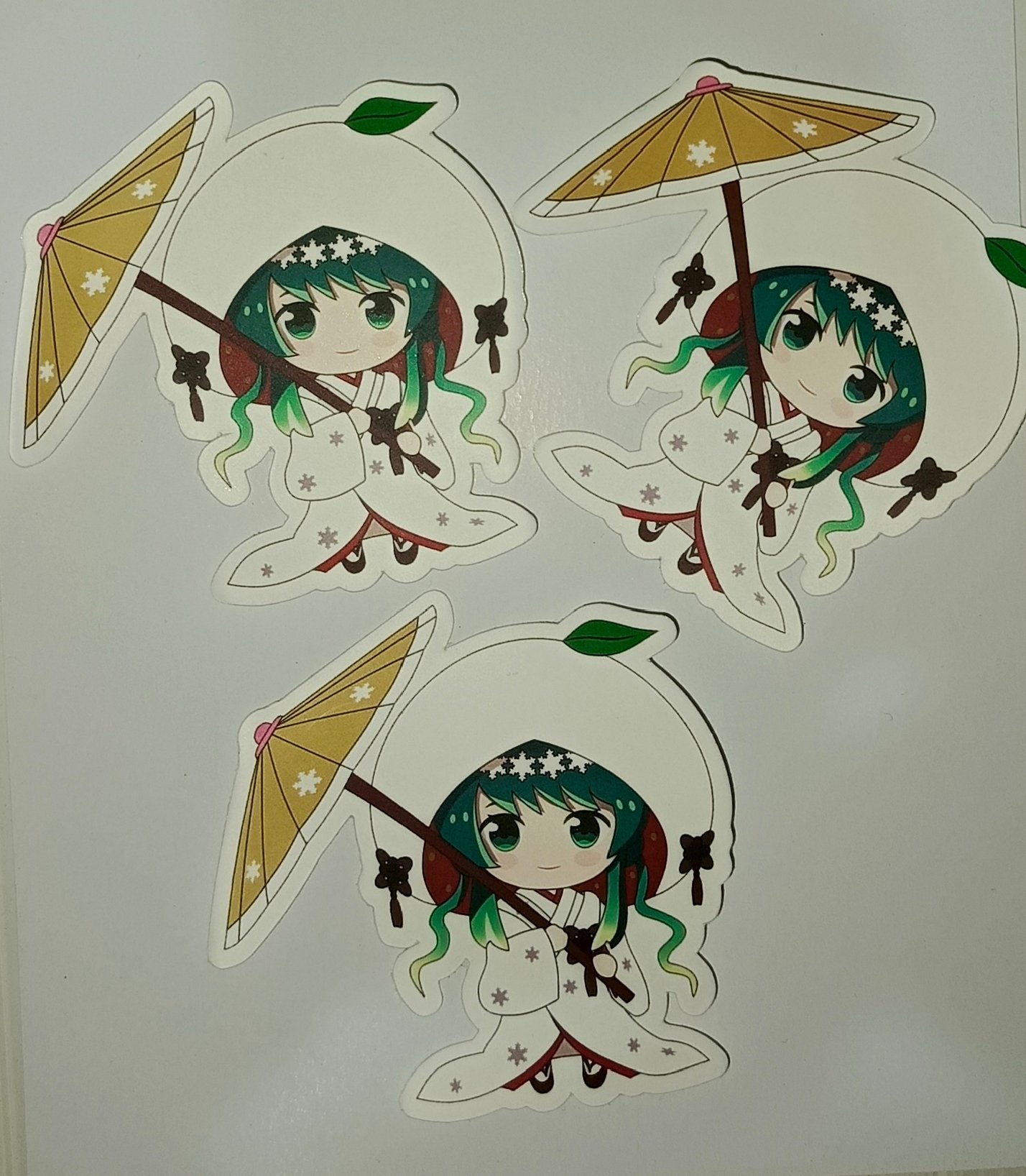 Chibi Sticker - Vocaloid: Snow Miku 1
